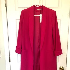 Alice + Olivia mid length trench jacket.